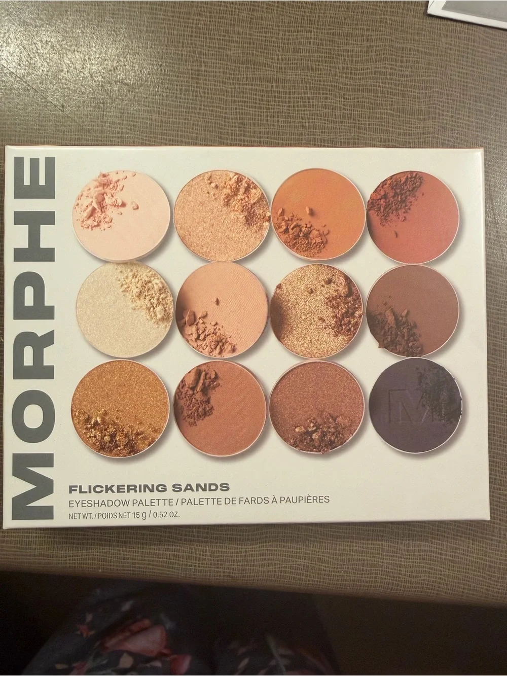 Morphe Flickering Sands Eyeshadow Palette - Warm Neutral Shades